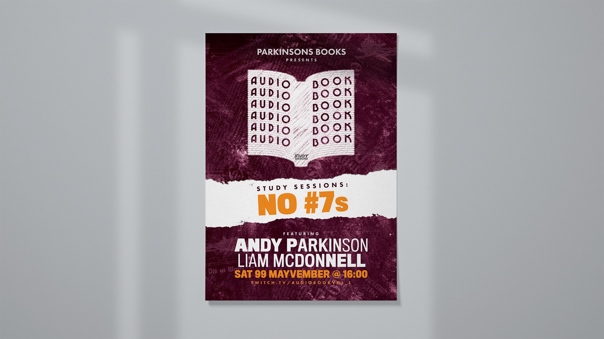 Poster for a music event