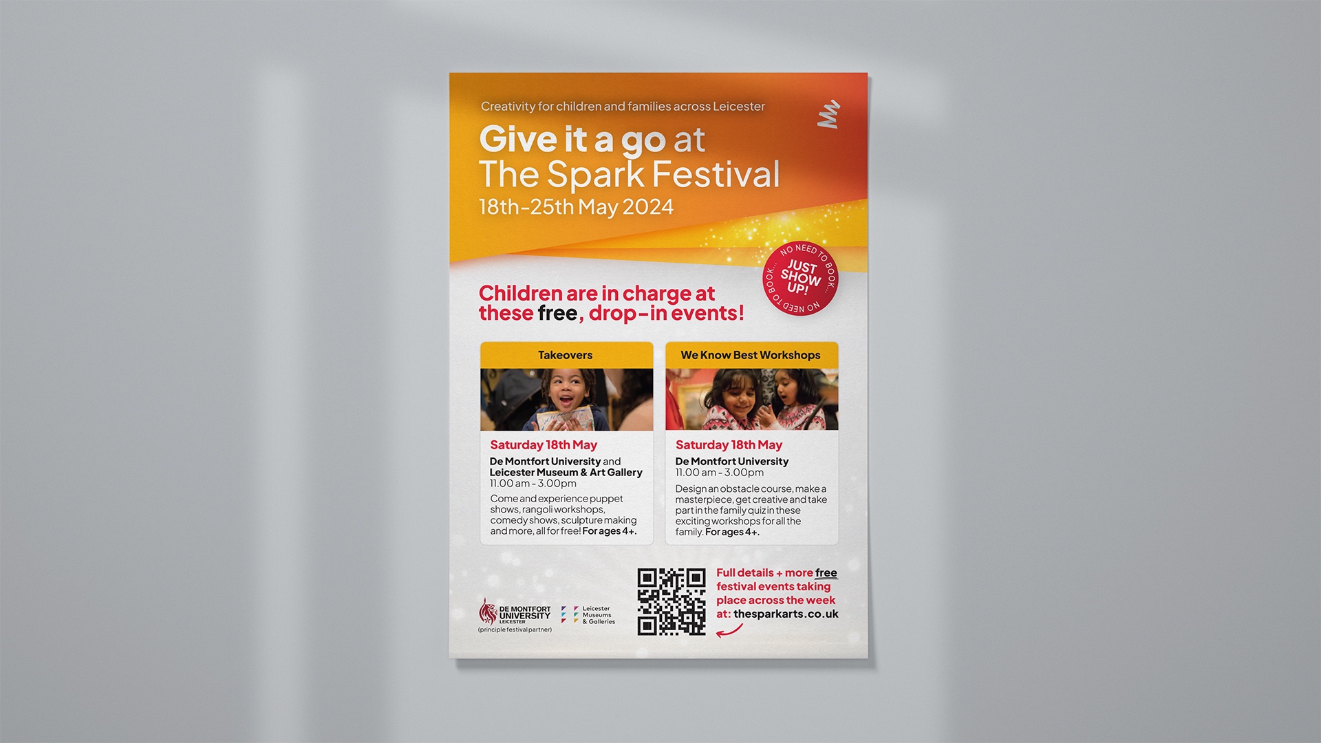 Poster for an arts festival